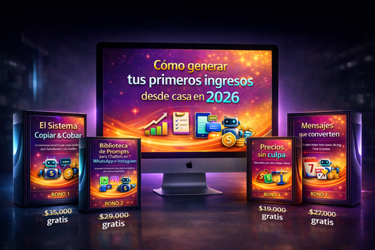 🤖Generá ingresos desde casa creando chatbots para Instagram y WhatsApp✔️